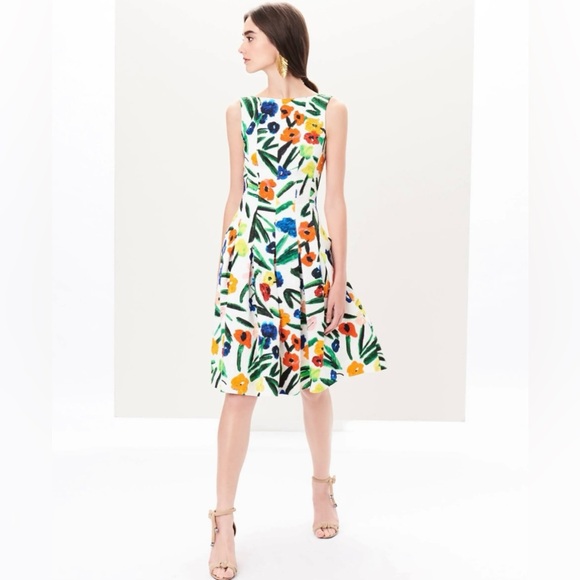 Oscar de la Renta Dresses & Skirts - Oscar de la Renta Multicolor Floral Dress